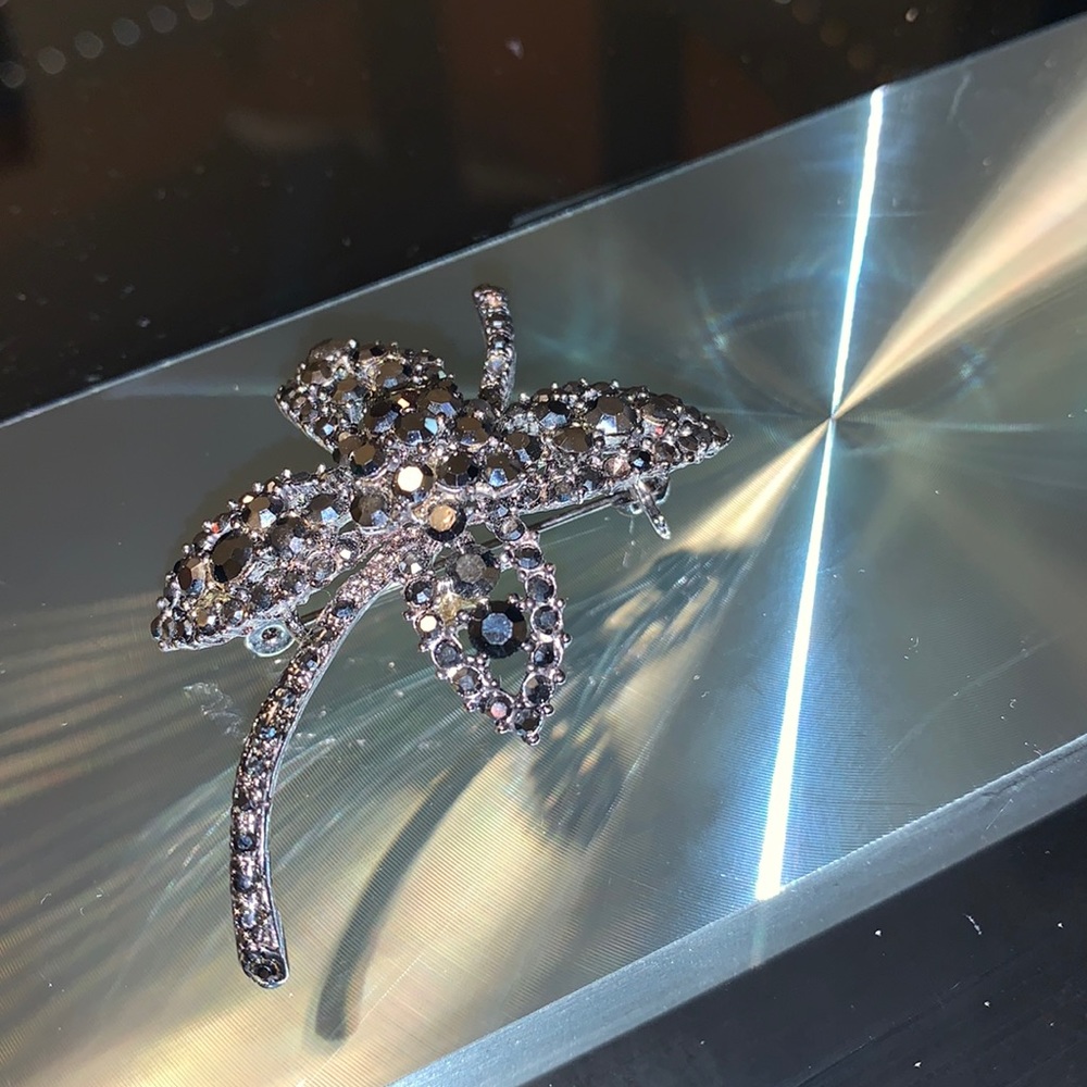 Beautiful black brooch